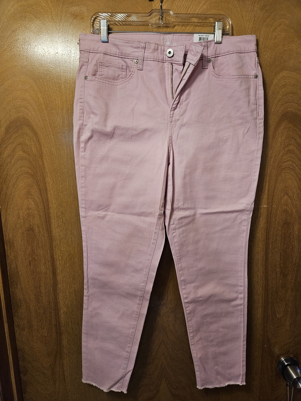 Style & Co. Blush Pink Skinny Jeans